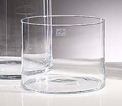 Vaso cilindro vetro usato  Spedito ovunque in Italia 