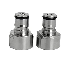 Pair Stainless Steel Keg Coupling Ball Lock Liquid for sale  Delivered anywhere in Ireland