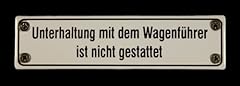 Emaille schild unterhaltung gebraucht kaufen  Wird an jeden Ort in Deutschland