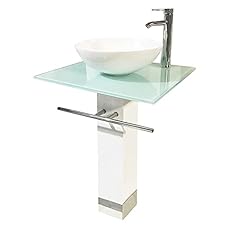 Modern glass pedestal for sale  Delivered anywhere in USA 