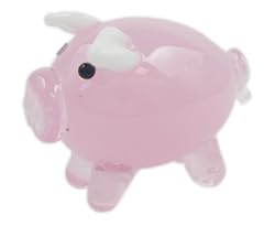 Miniature glass pig for sale  Delivered anywhere in USA 