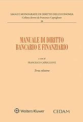 Manuale diritto bancario usato  Spedito ovunque in Italia 