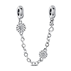 Annmors Daisy Flower Safety Chain Charm fits Bracelets, for sale  Delivered anywhere in Canada
