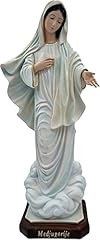 Statua madonna medjugorje usato  Spedito ovunque in Italia 