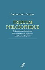 Triduum philosophique passeur d'occasion  Livré partout en Belgiqu