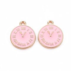 Pink clock charms for sale  Delivered anywhere in UK