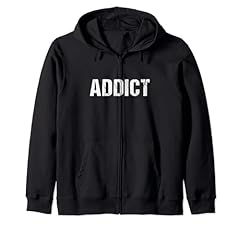 Addict zip hoodie for sale  Delivered anywhere in UK