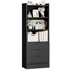 Hasuit black bookshelf for sale  Delivered anywhere in USA 