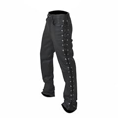 Black leather biker for sale  Delivered anywhere in UK
