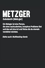 Metzger definition notizbuch gebraucht kaufen  Wird an jeden Ort in Deutschland