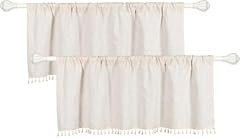 Fuangui linen valance for sale  Delivered anywhere in USA 