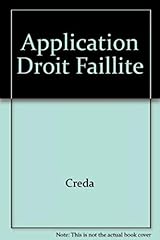 Application droit faillite for sale  Delivered anywhere in UK