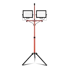 PARMIDA LED Dual-Head Work Light, 6ft Adjustable Tripod Stand, 20,000 Lumen, 200W, UL Approved Power Cord, Durable Aluminum Body, IP65 Waterproof, Foldable Stand, Multi-Directional & Detachable Heads for sale  Delivered anywhere in USA 