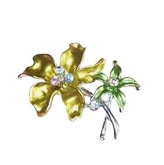 Broche florale décorative d'occasion  Livré partout en France