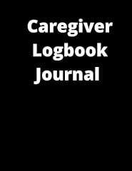 Caregiver logbook journal usato  Spedito ovunque in Italia 