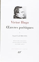 Hugo oeuvres poétiques d'occasion  Livré partout en France