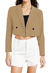 Womens cropped blazer for sale  Delivered anywhere in USA 
