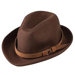 Men wool fedora for sale  Delivered anywhere in UK