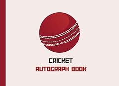 Cricket autograph book for sale  Delivered anywhere in UK