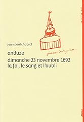 Anduze novembre 1692 d'occasion  Livré partout en France