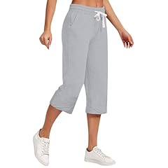 Black linen trousers for sale  Delivered anywhere in UK