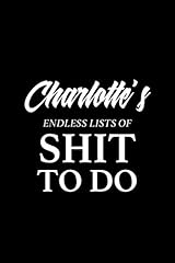 Charlotte endless lists for sale  Delivered anywhere in UK