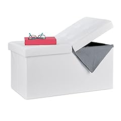 Relaxdays contenitore pouf usato  Spedito ovunque in Italia 