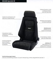 Recaro rc041000s08 specialist for sale  Delivered anywhere in Ireland