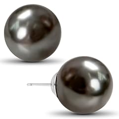 Black pearl earrings for sale  Delivered anywhere in USA 
