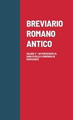 Breviario romano antico usato  Spedito ovunque in Italia 
