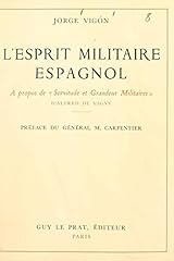 Esprit militaire espagnol d'occasion  Livré partout en France