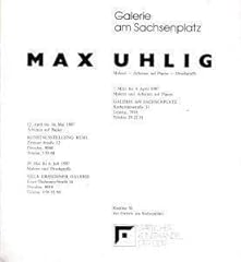 Max uhlig malerei gebraucht kaufen  Wird an jeden Ort in Deutschland