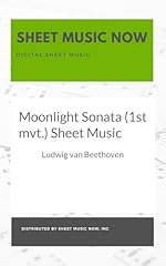 Moonlight sonata sheet usato  Spedito ovunque in Italia 