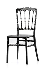 Chaise empilable noire d'occasion  Livré partout en France