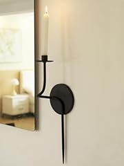 Black wall candle for sale  Delivered anywhere in USA 