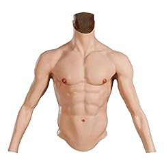 Wisfancy Silicone Fake Muscle Realistic Male Chest for sale  Delivered anywhere in UK