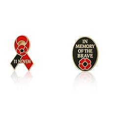 Pcs poppy badges for sale  Delivered anywhere in UK