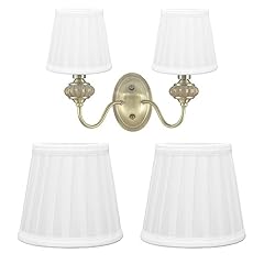 2pcs fabric lampshade for sale  Delivered anywhere in Ireland