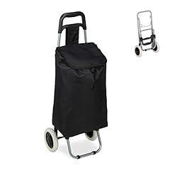 Relaxdays nero carrello usato  Spedito ovunque in Italia 