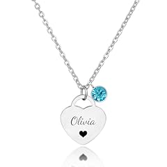 Personalise heart pendant for sale  Delivered anywhere in UK