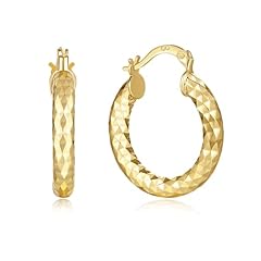 14k gold hoop for sale  Delivered anywhere in USA 