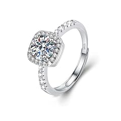 Luckimoli moissanite adjustabl for sale  Delivered anywhere in UK