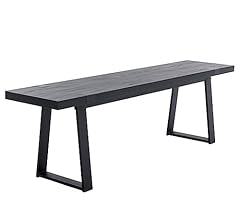 Black dining bench for sale  Delivered anywhere in USA 