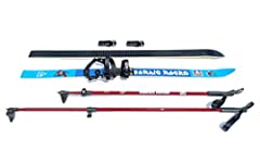 Used, Kids Beginner Waxless Cross Country Skis Ages 6-10 for sale  Delivered anywhere in USA 