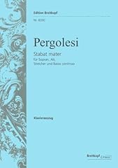Stabat mater breitkopf for sale  Delivered anywhere in UK