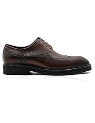 Brown leather derby for sale  Delivered anywhere in UK