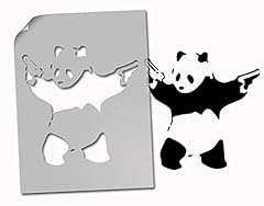 Banksy pandamonium stencil for sale  Delivered anywhere in Ireland