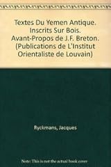 Textes yemen antique. usato  Spedito ovunque in Italia 