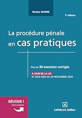 Procédure pénale cas d'occasion  Livré partout en France