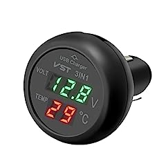 Termometro voltmetro impermeab usato  Spedito ovunque in Italia 